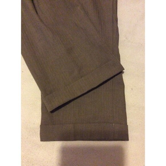 Croft & Barrow Classic Fit Dress Pants Mens 34x29 Pleated Straight Leg Cuffed - Picture 7 of 11